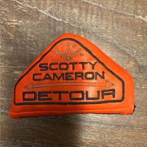 Scotty Cameron Orange and Black Putter Cover